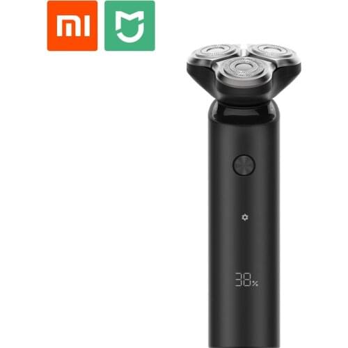 Original Xiaomi Mijia Electric Shaver S500 Men Razor Beard Trimmer 3D Head Flex Dry Wet IPX7 Washable Main-Sub Dual Blade Razor