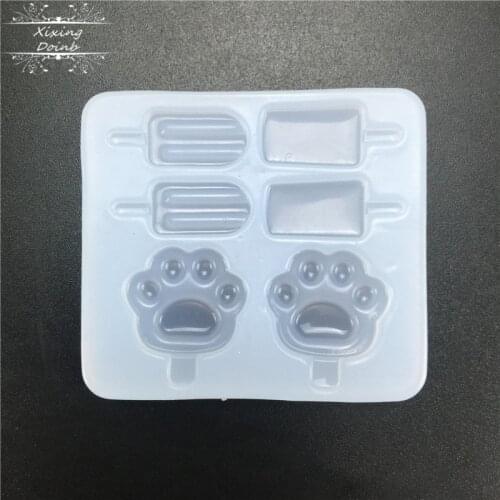 Popsicle shape silicone resin mold cake candy craft cake decoration tool epoxy resin jewelry mold