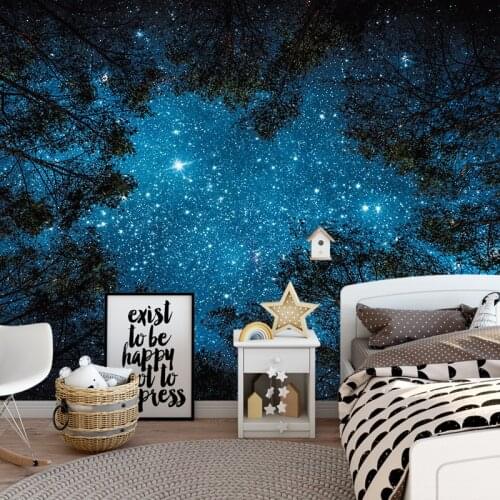 Tapestry Wall Hanging Night Stars Landscape Space Planet Bedroom Wall Decor Bohemian Beach Mat Home Decor