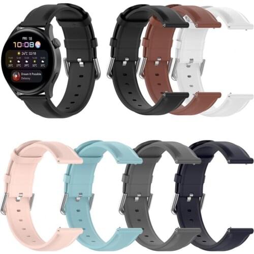 Hot Sale! Watch Band Universal Faux Leather 22mm Replacement Watchband Strap Bracelet Compatible with Huawei3/3 Pro Dropshipping