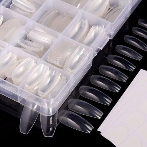 Best Selling False Nails Fake Nails Fix Double-Sided Adhesive Multifunctional Storage Box Full Cover Fake Nail