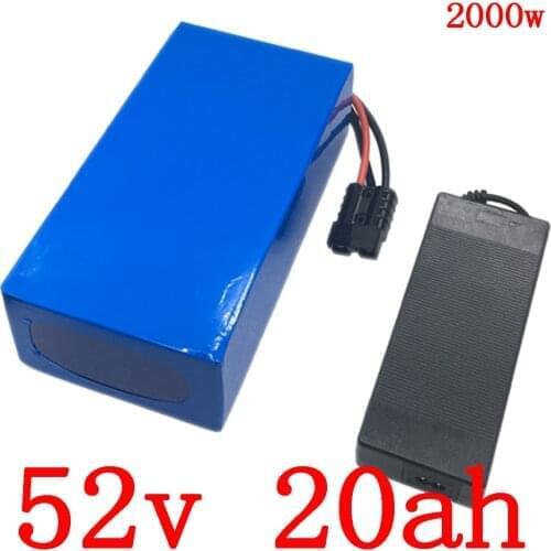 Ebike Battery 36V 20Ah 48V 20Ah 52V 20Ah Electric Bike Lithium Battery for 2000W 1000W 750W 500W Bafang BBS03 BBSHD BBS02 Motor
