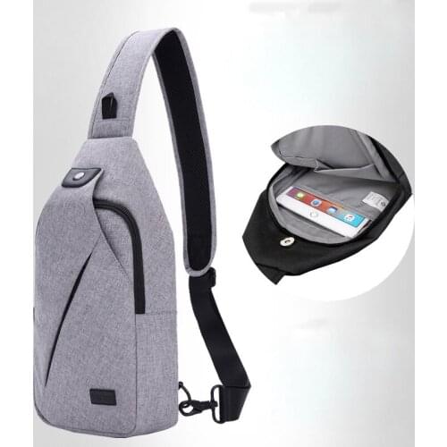 Outdoor Leisure Mens Chest Bag Sports ipad Backpack Men Shoulder Messenger Canvas Female Close-Fitting Crossbody Package
