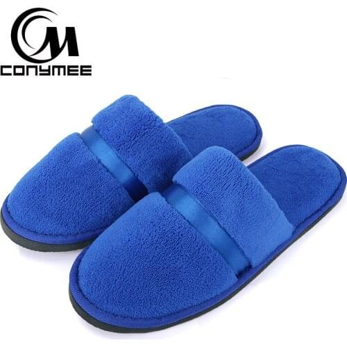 Men Casual Sneakers For Home Slippers Pantufa Women Winter Coral Velvet Indoor Shoes Warm Cotton Slipper Shoe Erkek Terlik