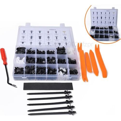 Set 435pc Box Buckle + Door Nail Driver + Disassembly and Assembly Tools / Automobile Door Panel Lining