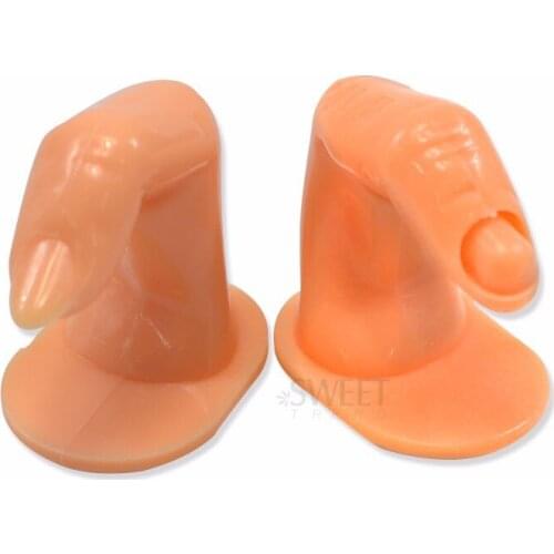 Professional Fake Nail Art Model Practice Training Finger Manicure False Nail Tips Display Salon Tools