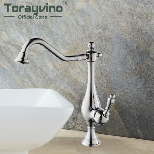 Luxury washbasin taps torneira de banheiro chrome brass bathroom basin faucet single handle hot & cold mixer sink tap deck mount