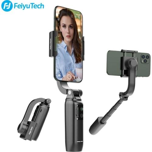FeiyuTech Handheld Gimbal Stabilizer Foldable Single-Axis Smartphone Gimbal Stretchable Handheld Gimbal for Live Vlogging