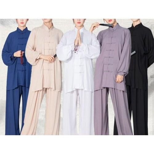 Unisex pure cotton kids&Adult kung fu martial arts suits wushu taiji clothing tai chi uniforms short/long sleeve