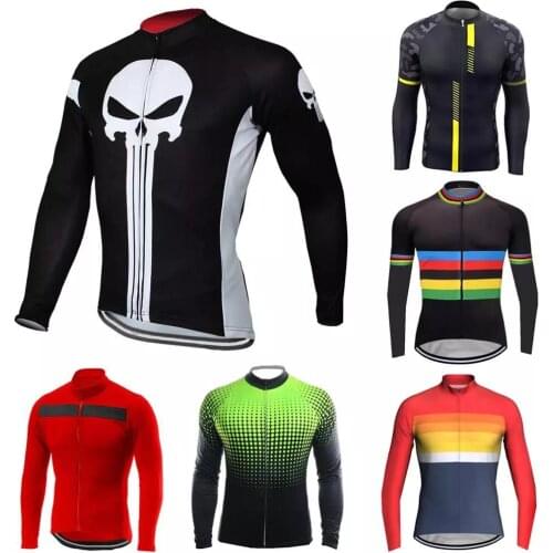 2021 Spring/Autumn Long Sleeve Bicycle Clothing MTB Cycling Jersey Jacket Ciclismo Sportswear Bike Clothes For Mans Tops