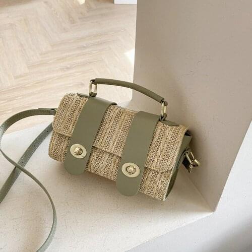 Fashion Trend New Small Bags 2021 Spring/Summer Handbag Wild Straw One Shoulder Messenger Bag Beach Bag bag for women