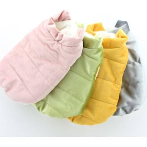 Winter Dog Coat Vest Jacket Warm Dog Clothes Pet Clothing Cat Doggie Puppy Outfits Small Dog Costume Apparel Suit Dropshipping