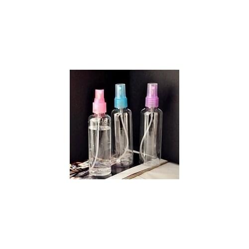 1 Pcs Mini Plastic Transparent 15-40ml Small Empty Spray Bottle For Make Up And Skin Care Refillable Bottle Travel Transparent
