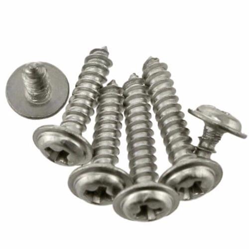100Pcs M2 M2.5 M3 Iron plated nickel Steel Round Washer Head Phillips Pan Head Self-tapping Screw