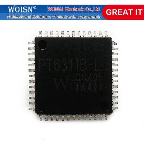 2pcs/lot PT6311B-LQ PT6311-LQ PT6311 LQFP-52 In Stock