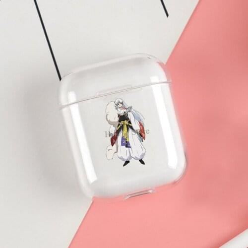Inuyasha Cases For Apple AirPods 1 2 Case Clear Wireless Bluetooth Earphone Case Protective Shell