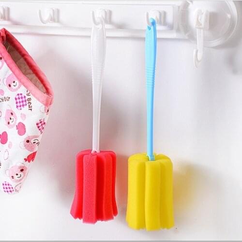Top Quality Cheap Uesful Sponge Brush Bottle Cup Glass Washing Cleaning, Kitchen Item Cleaner Tools for Dish