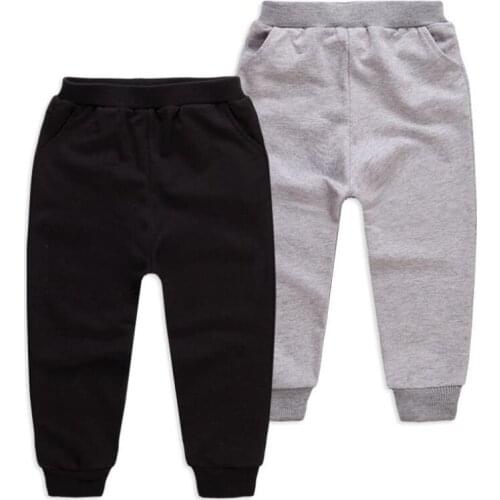 Baby sport pants girls boys spring autumn casual pants little baby active trousers kids cotton loose toursers child outwear