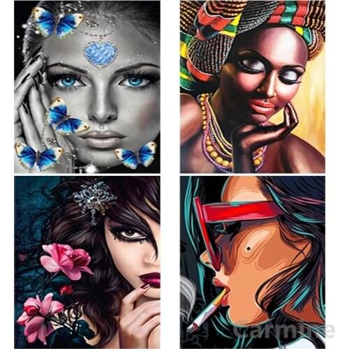 Girl Star Marilyn Monroe Portrait Diamond Painting 5D DIY Cross Stitch Embroidery Art Full Round&Square Drill Home Decoration