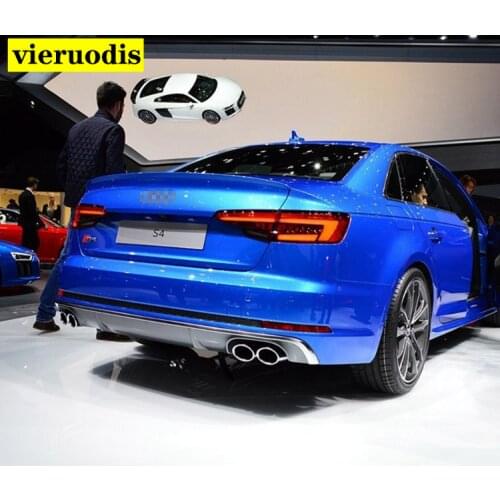 For Audi A4 B8 B9 2009 2010 2011 2012 2013 2014 2015 2016 ABS Plastic Unpainted Primer Color Rear Trunk Wing Spoiler