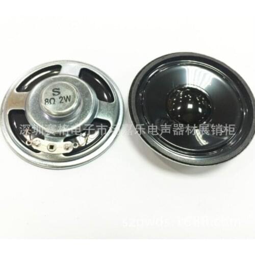 Manufacturer customized 57 mm iron shell inner magnetic waterproof 8 ohm 0.5W 1W 2W waterproof horn Black Waterproof Basin