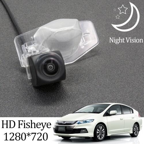 Owtosin HD 1280*720 Fisheye Rear View Camera For Honda Insight MK2 2010 2011 2012 2013 2014 Car Backup Parking Accessories