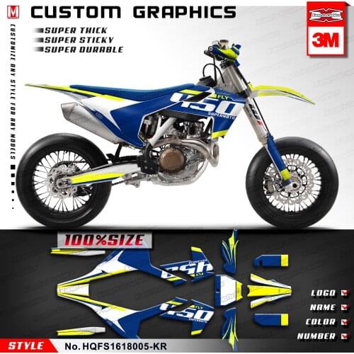 KUNGFU GRAPHICS Custom Decal Set Racing Sticker for FS450 TC FC TE FE TX FX 125 150 250 300 350 450 501 2017 2018 2019