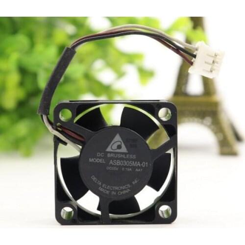 DELTA ASB0305MA-01 3010 3cm DC 5V 0.19A Miniature Heat Dissipation Fan