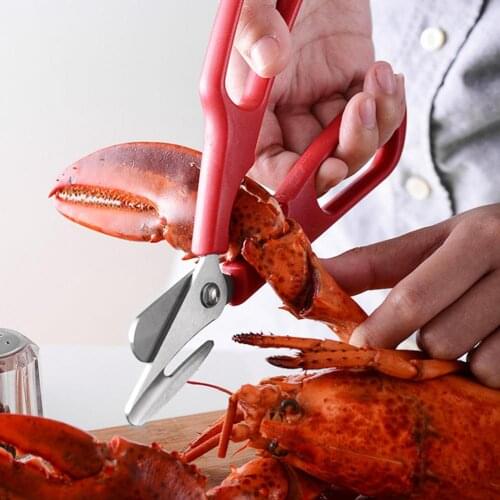 Multifunctional Stainless Steel Kitchen Crab Peeling Lobster Poultry Shear Tool Kitchen Knives