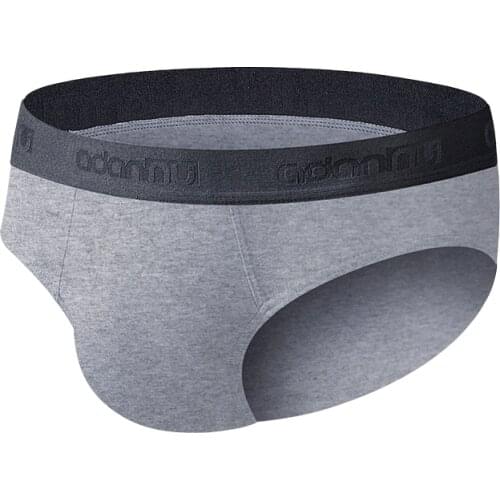 2020 ADANNU Brand Mens triangle underwear solid color cotton stretch breathable sexy Lycra new quality comfortable male shorts