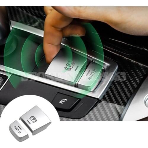 For BMW 5 Series GT F07 Inner Electronic Handbrake AUTO H Button Cover 2010-2017 2pcs Car Accessories Interior Car Decor