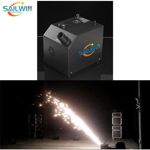 CE Approved Inclined 400W Stage Cold Spark Machine Fountain Fireworks DMX Remote Sparkular Machine For Wedding Party Celebration