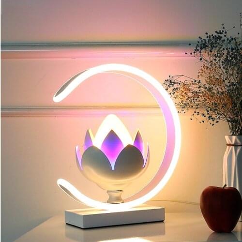 Table Led Light Study Simple Modern Lampe Room Light Decoration Bedroom De Chevet Creative Nordic Warm and Romantic Desk Lamps