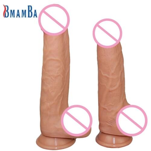 Skin Feeling Realistic Dildo Anal Masturbator Sex Toys for Couples Soft Silicone Suction Cup Penis Sexy Dildos Phalos for Women