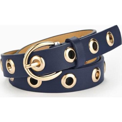 Fashion Harajuku Punk Belt Women Jeans Buckle Belt Ladies Casual PU Leather Vintage Waist ceinture PJ298
