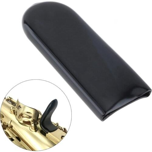 Rubber Saxophone Black Thumb Rest Saver Cushion Pad Finger Protector Comfortable for Alto Tenor Soprano Saxophone