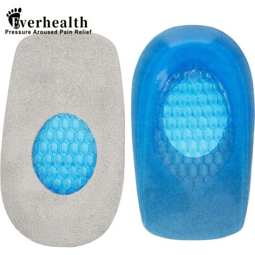 Everhealth Silicone Gel Insoles Heel Cushion Soles Relieve Foot Pain Protectors Spur Support Shoe Pad Feet Care Inserts