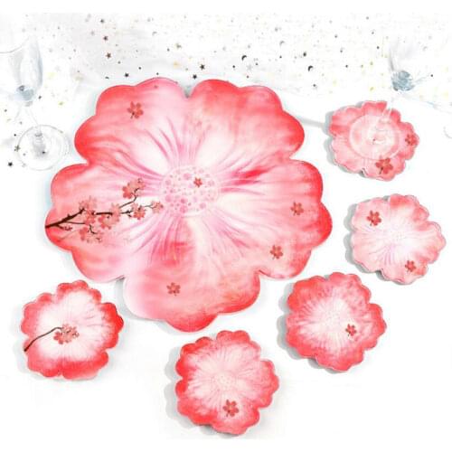 Flower Shape Silicone Coaster Molds DIY Tools Petal Tea Trays Decorative Handmade Epoxy Resin Kit Home Decor