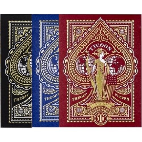 Theory11 Tycoon Playing Cards Red/Blue/Black USPCC Collectable Deck Poker Size Magic Card Games Magic Tricks Props