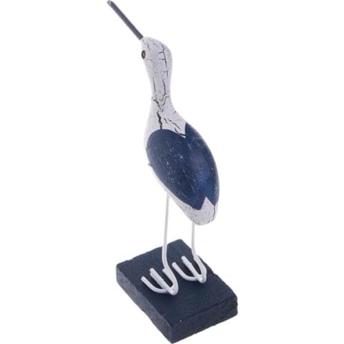 Handcrafted Wooden Nautical Theme Party Seagull Home Office Desktop Ornament