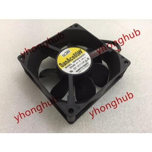 SANYO DENKI 9WP0824S4D03 DC 24V 0.10A 80x80x25mm Server Cooling Fan