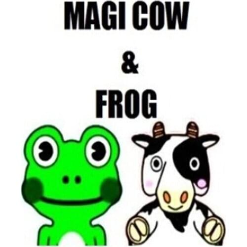 Magic Cow and Frog Magic Tricks Stage Close Up Magie Card Appear Vanish Magica Illusion Gimmick Props trucos de magia