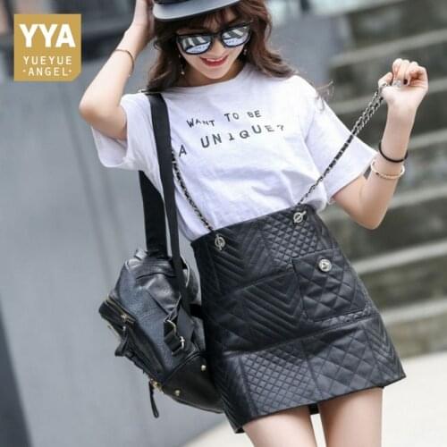 Женские кожаные юбки YueYueAngel China At AliExpress