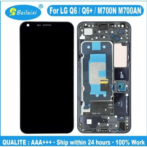 For LG Q6 M700A M700N US700 M703 M700H US700 M700TV LCD Display Screen Touch Sensor Digitizer Assembly For LG Q6+ Dual / Q6 Plus