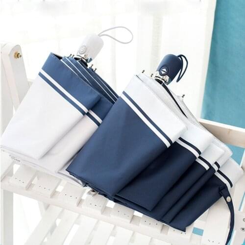 Automatic Folding Umbrellas for Men Women Travel Rain Umbrellas Windproof Business 8K Parapluie Inverted Sun Umbrella