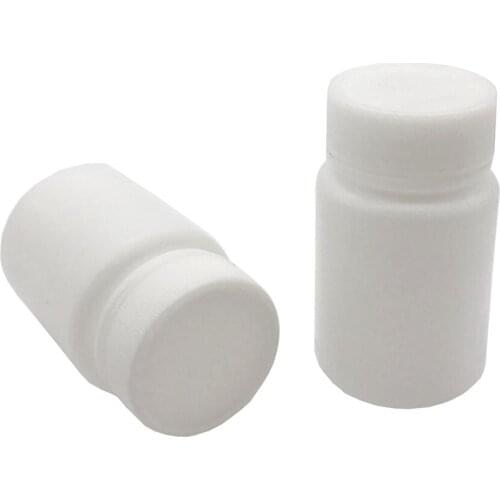 10pcs/lot 15ml White Plastic Empty Portable Solid Powder Medicine Bottles Pill Tablet Holder Storage Case Container Box