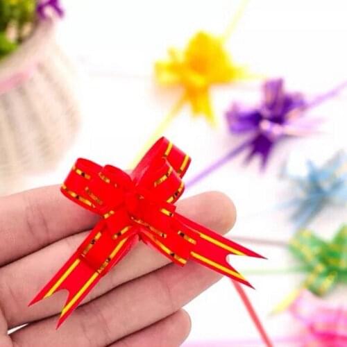 10pcs New Gift Packing Pull Bow Ribbons Gift Wrapping Wedding Party Decoration Pullbows