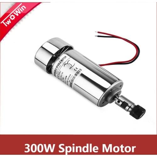 300W DC12-48V Spindle Motor 0.3kw CNC Spindle Router Spindle Motor，Air-Cooling High Speed Motor