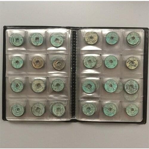 60pc/ Early stage Chinese List Coin Favorite Coins book metal handicraft home decoration