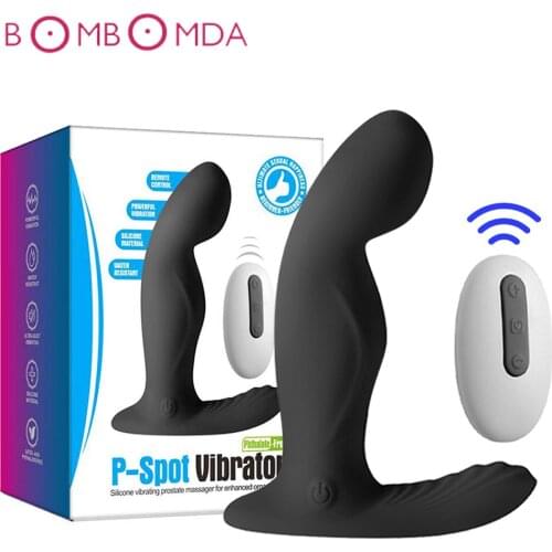 Vibrating Prostate Massager Men Butt Anal Plug Stimulator Clitoris Vaginal Wearable Vibrator Sex Toys for Adult Women Couples